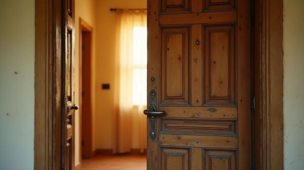 Renforcez l'étanchéité de votre vieille porte d'entrée en bois